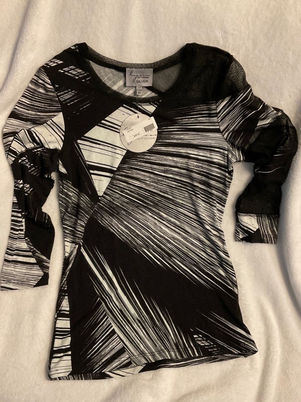 Beautiful Black and White Top
